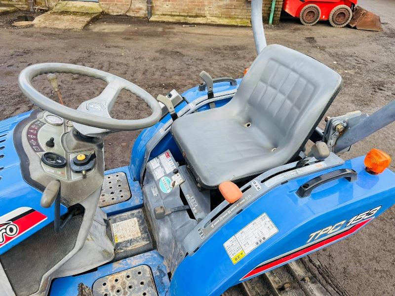 ISEKI TPC153 TRACKED COMPACT TRACTOR*ONLY 634 HOURS*VIDEO*