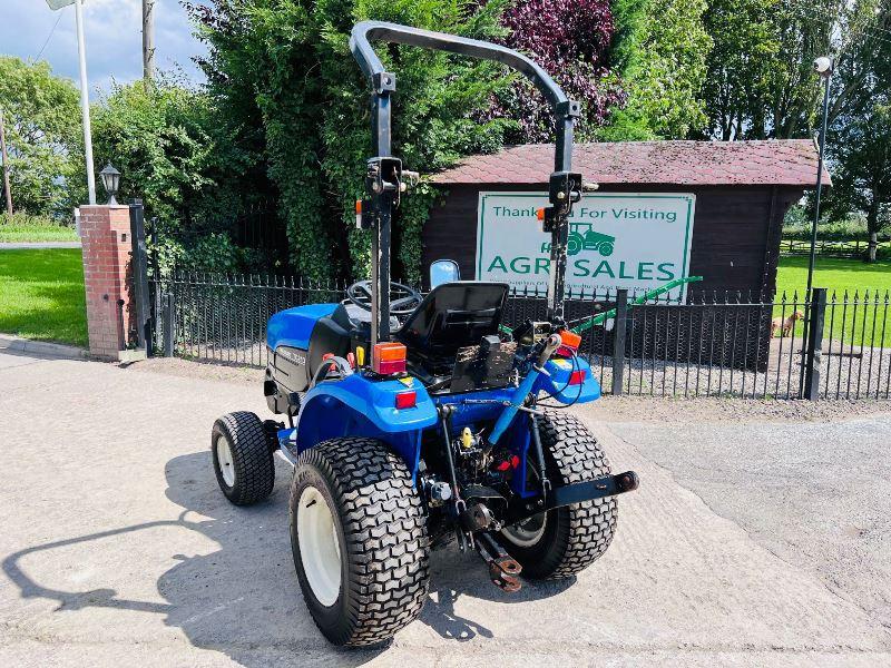 NEW HOLLAND TC21 COMPACT TRACTOR *ROAD REGISTERED* C/W FRONT WEIGHTS*VIDEO*