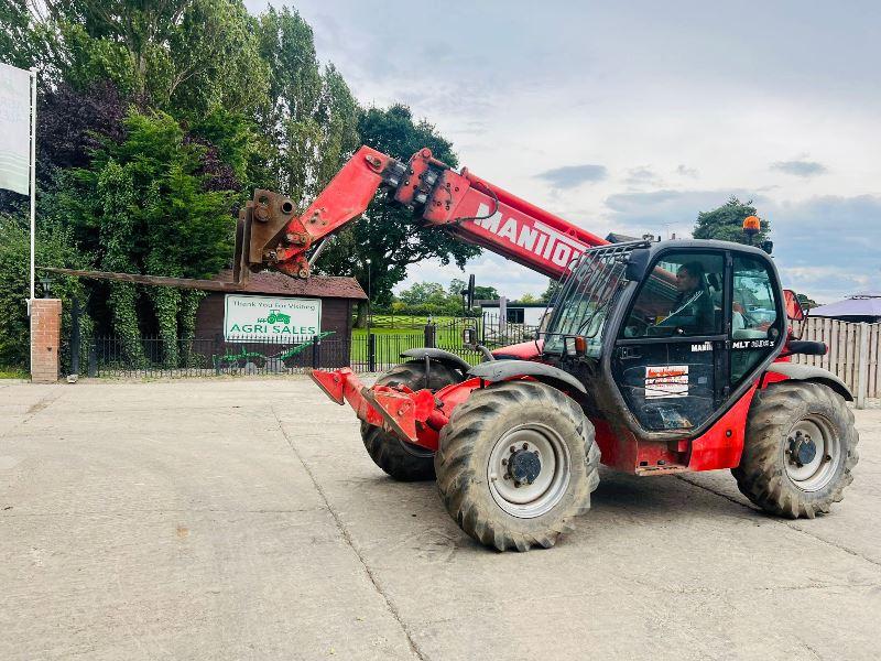 MANITOU MLT1030 4WD TELEHANDLER *10 METER, 4834 HOURS* C/W PALLET TINES*VIDEO* 