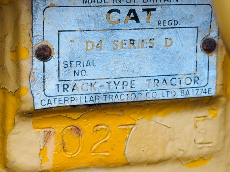 CATERPILLAR D4 DOZER*C/W REAR LINKAGE*VIDEO*