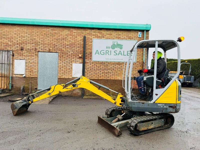 WACKER NEUSON ET16 EXCAVATOR*YEAR 2019*1162 HOURS*VIDEO*