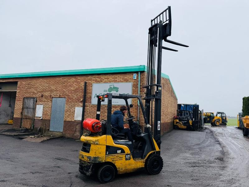 CATERPILLAR GP20NT FORKLIFT*YEAR 2015*C/W PALLET TINES*VIDEO*