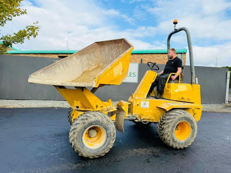 THWAITES 3 TONNE SWIVEL TIP DUMPER*1 OWNER FORM NEW*VIDEO*