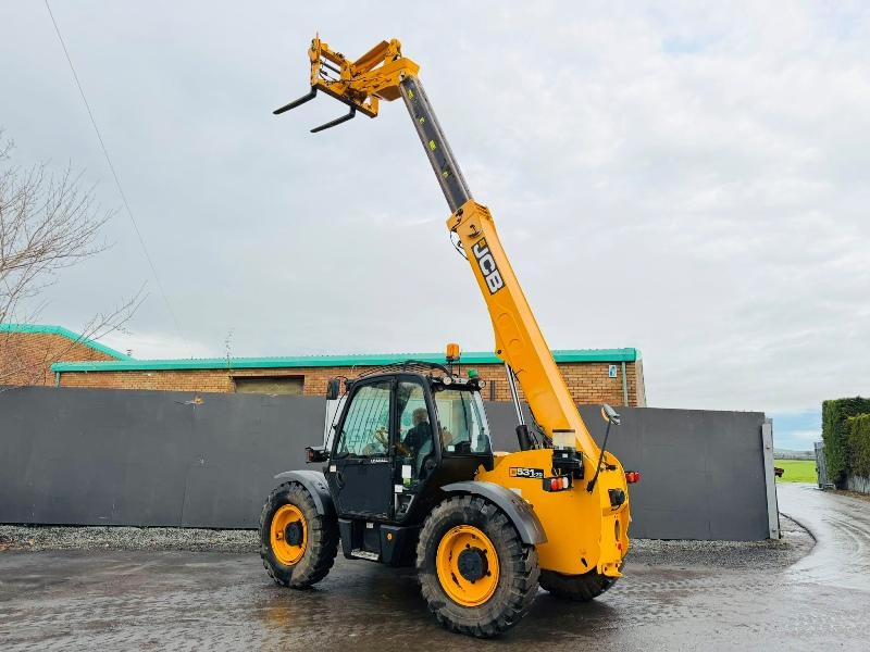 JCB 531-70WM TURBO *JOYSTICK CONTROL*669 HOURS*YEAR 2011*VIDEO*