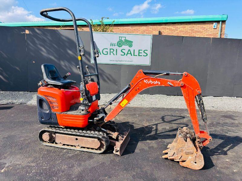 KUBOTA K008-3 TRACKED EXCAVATOR*C/W SELECTION OF BUCKETS*VIDEO*