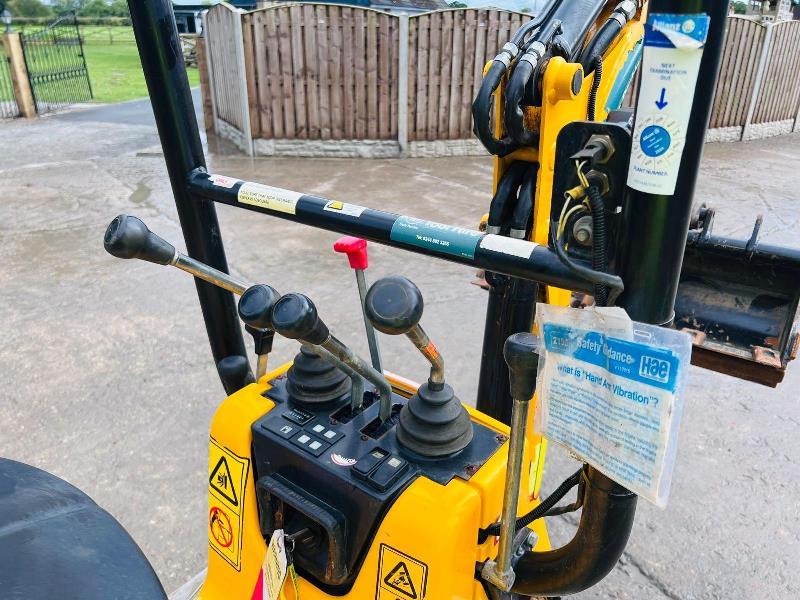 JCB MICRO DIGGER *YEAR 2019, ONLY 338 HOURS* C/W EXPANDING TRACKS *VIDEO*