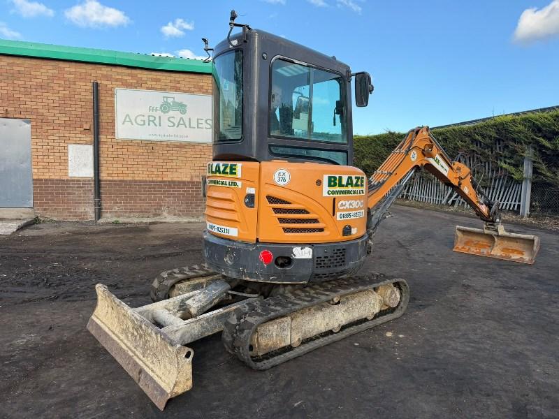 CASE CX30C MINI EXCAVATOR*YEAR 2018*4986 HOURS*VIDEO*