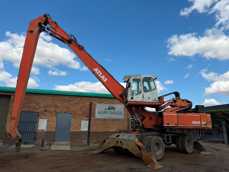 ATLAS 1804 HRC SCRAP HANDLER*C/W MAGNET GEAR*VIDEO*