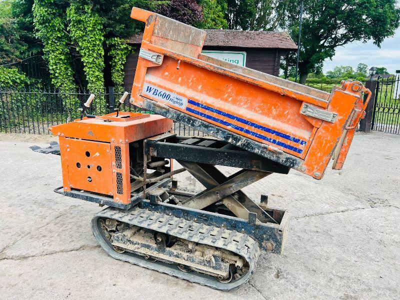 WINBULL WB600 HIGH TIP TRACKED DUMPER C/W MANAL GEAR BOX *VIDEO*