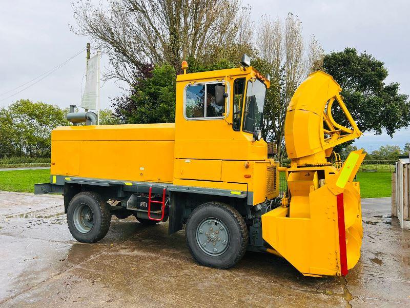 SNOW BLOWER 4X4 C/W DETROIT TURBO ENGINE *VIDEO*