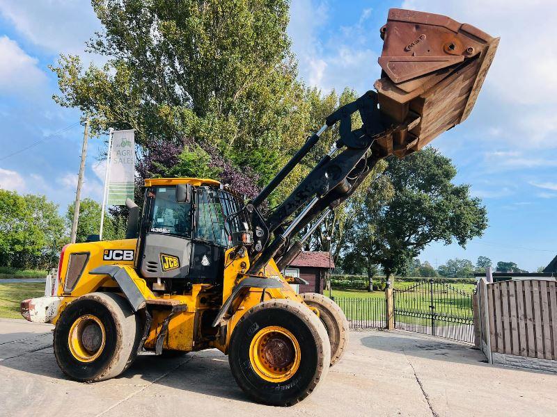 JCB 436 WASTE MASTER LOADING SHOVEL *YEAR 2011* C/W TOE TIP BUCKET *VIDEO*