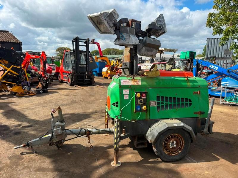 VT1 LIGHTING TOWER*C/W KUBOTA ENGINE*VIDEO*