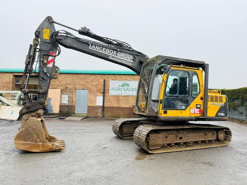 VOLVO EC140BLC TRACKED EXCAVATOR *C/W BUCKET*VIDEO*