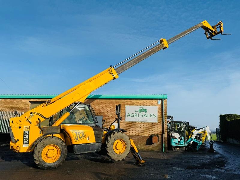JCB 535-140 TELEHANDLER*C/W PALLET TINES*VIDEO*