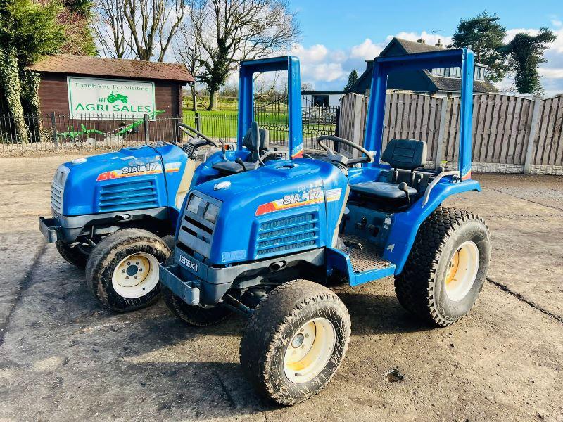 ISEKI TF17F 4WD COMPACT TRACTOR * CHOICE OF TWO *VIDEO* 