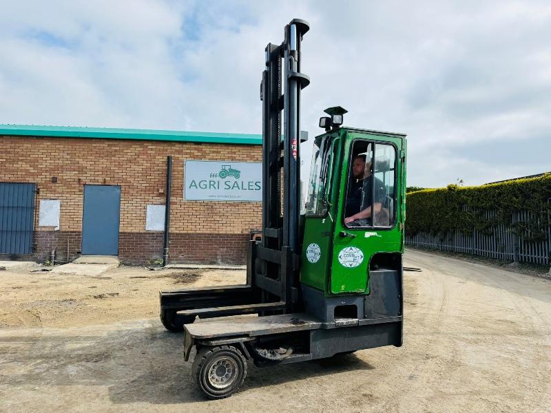 COMBILIFT C4000 DIESEL TRUCK MOUNTED FORKLIFT*C/W FORK POSITIONER*VIDEO*
