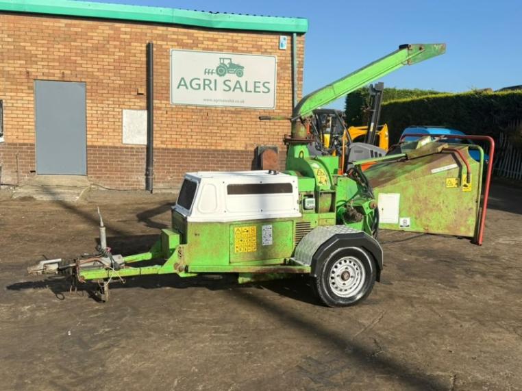 GREEN MECH TOWABLE WOOD CHIPPER*C/W ISUZU ENGINE*VIDEO*