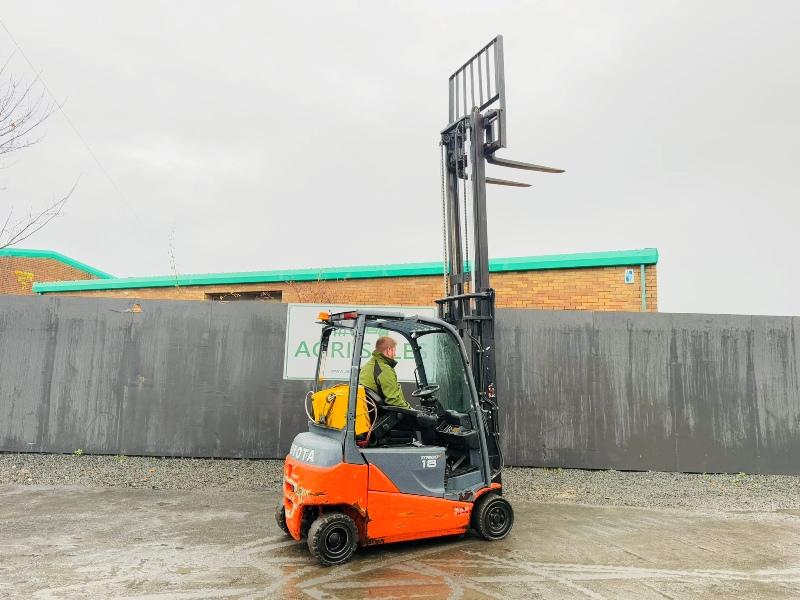 TOYOTA TRAIGO 48 18 ELECTRIC FORKLIFT*C/W SIDESHIFT*YEAR 2017*VIDEO*