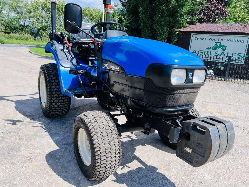 NEW HOLLAND TC21 COMPACT TRACTOR *ROAD REGISTERED* C/W FRONT WEIGHTS*VIDEO*