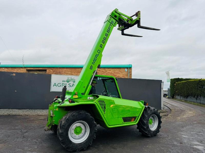 MERLO P26.6SPT TELEHANDLER*C/W PALLET TINES*VIDEO*