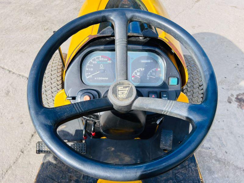 JCB 323HST 4WD TRACTOR *256 HOURS* C/W FRONT WEIGHTS & ROTOVATOR *VIDEO*
