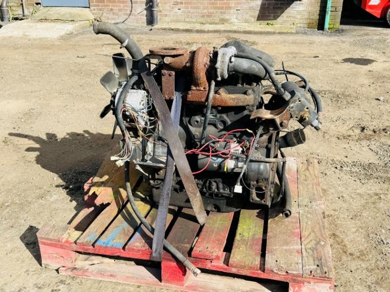 4 CYLINDER YANMAR 4TN100T-LFWA TURBO DIESEL ENGINE*VIDEO*