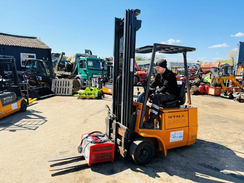 STILL R50-15 ELECTRIC FORKLIFT*C/W CHARGER*