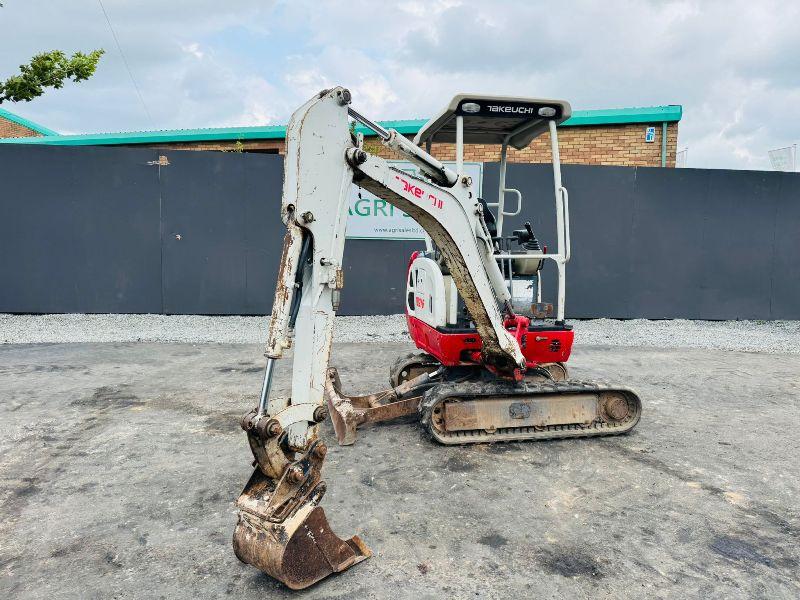 TAKEUCHI TB216 EXCAVATOR*C/W BUCKET*YEAR 2015*VIDEO*