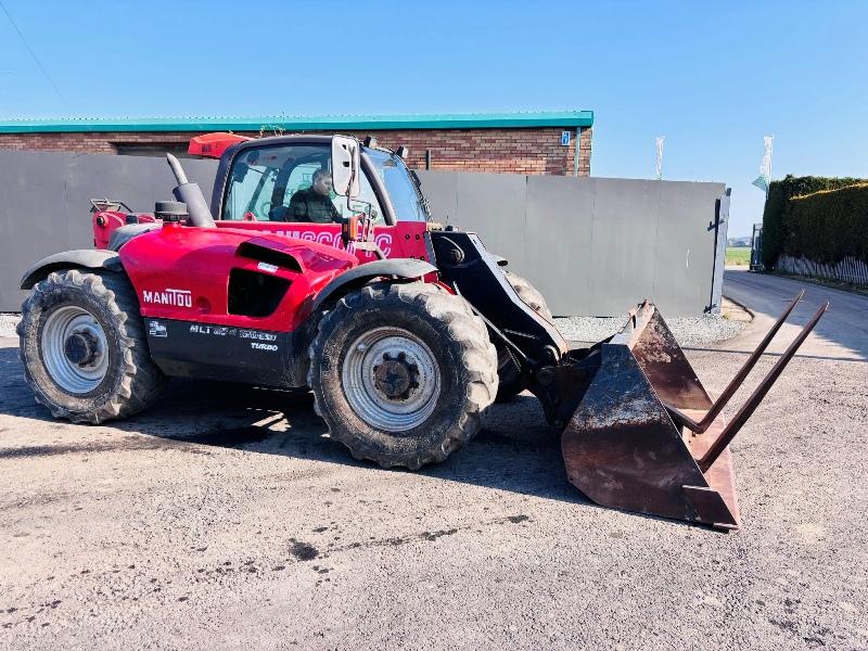 MANITOU MLT 634 TELEHANDLER *C/W BUCKET AND PALLET TINES*VIDEO*