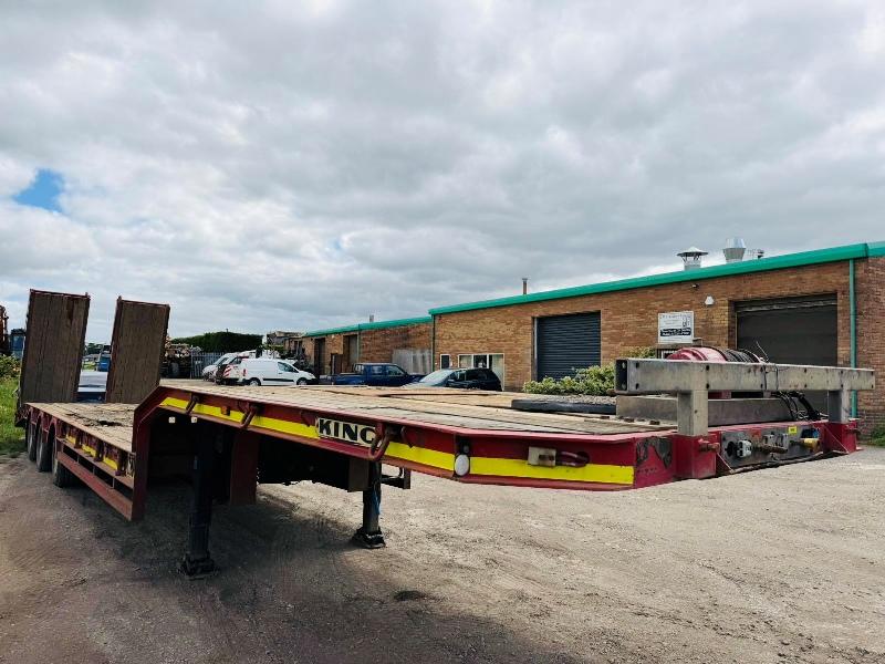 KING LOW LOADER TRAILER*C/W RAMPS AND WINCH*VIDEO*