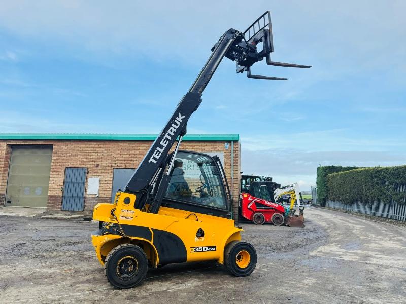 JCB 35D 4WD TELETRUK*C/W SIDESHIFT*VIDEO*