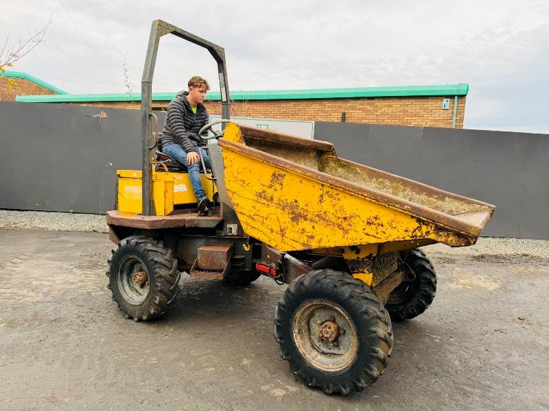 THWAITES 4000 STRAIGHT TIP DUMPER*C/W PERKINS ENGINE*VIDEO*
