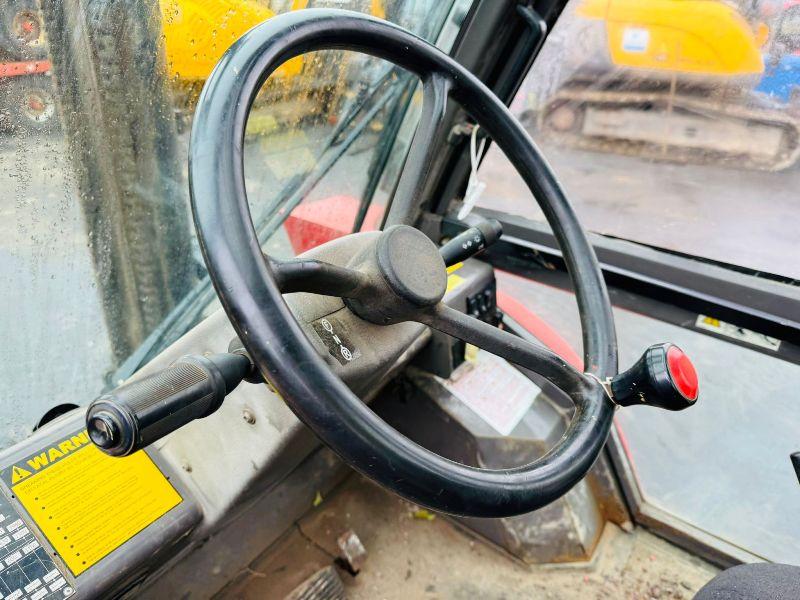 MANITOU M30-4 3 STAGE MASTED FORKLIFT*YEAR 2014*C/W PALLET TINES*VIDEO*