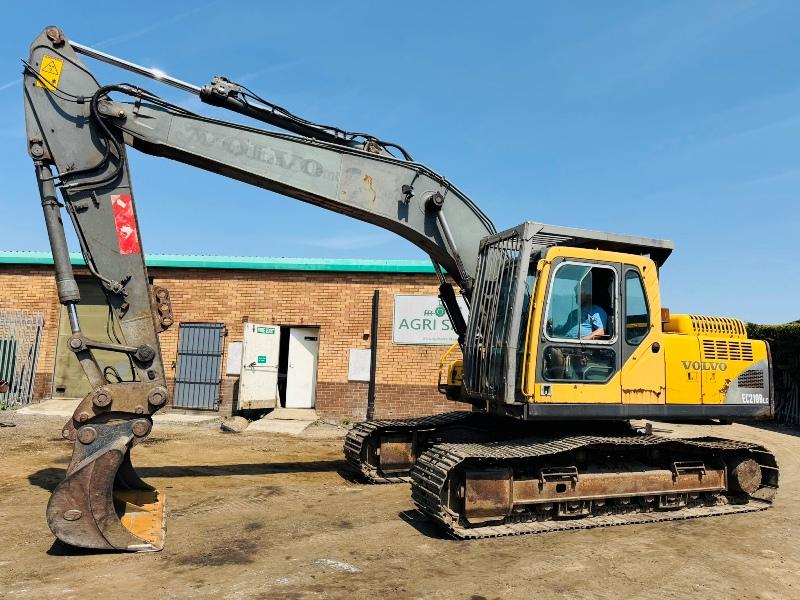 VOLVO EC210BLC EXCAVATOR*C/W DITCHING BUCKET*VIDEO*