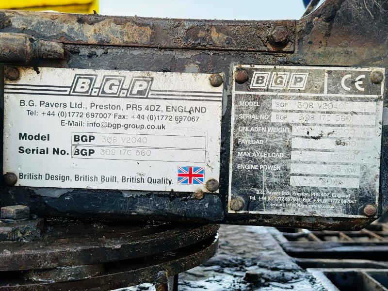 B.G.P. 308 V2040 TARMAC PAVER*YEAR 2012*VIDEO*