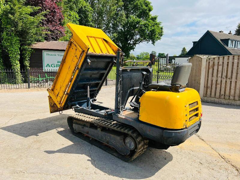 TRACKED DUMPER C/W DROP SIDE'S TIPPING BODY & RUBBER TRACKS *VIDEO*