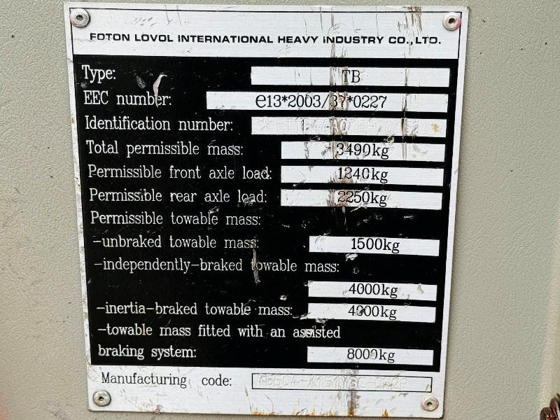 FOTON ESTATE 5500+4 4WD TRACTOR*C/W FRONT LOADER & TINES*176 HOURS*VIDEO*