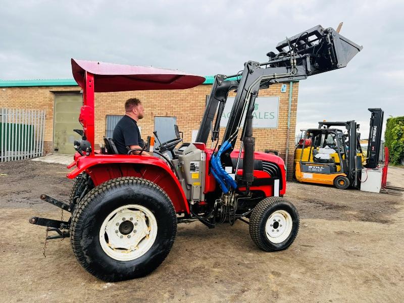 FOTON ESTATE 5500+4 4WD TRACTOR*C/W FRONT LOADER & TINES*176 HOURS*VIDEO*