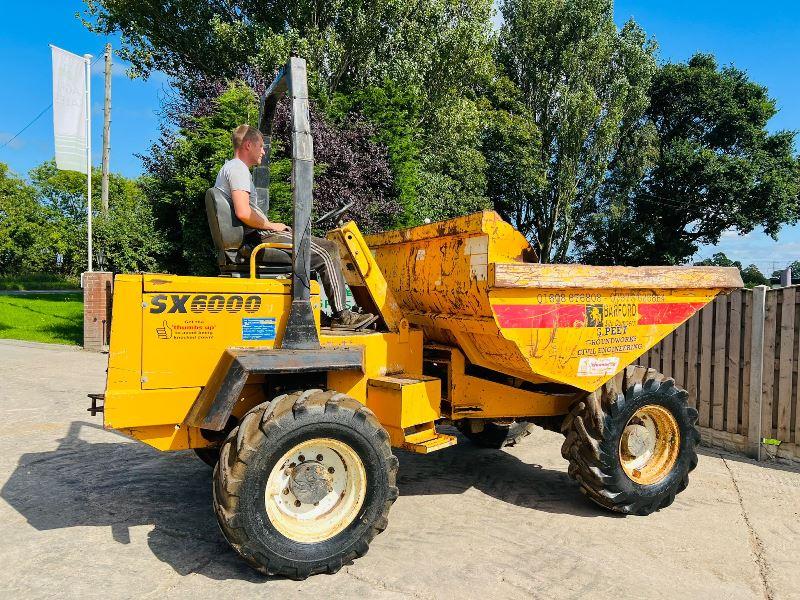 BARFORD SX6000 4WD 6 TON DUMPER C/W ROLE BAR *VIDEO*