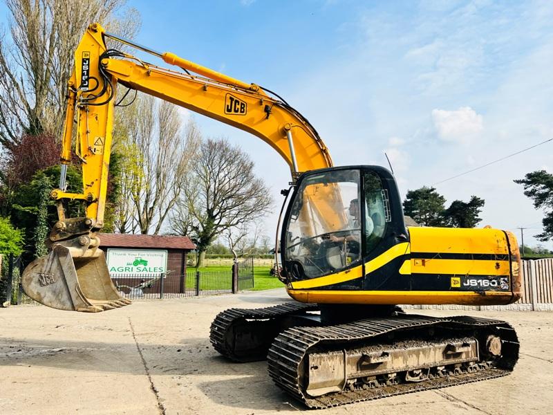 JCB JS160 TRACKED EXCAVATOR * YEAR 2006 * C/W QUICK HITCH AND BUCKET 