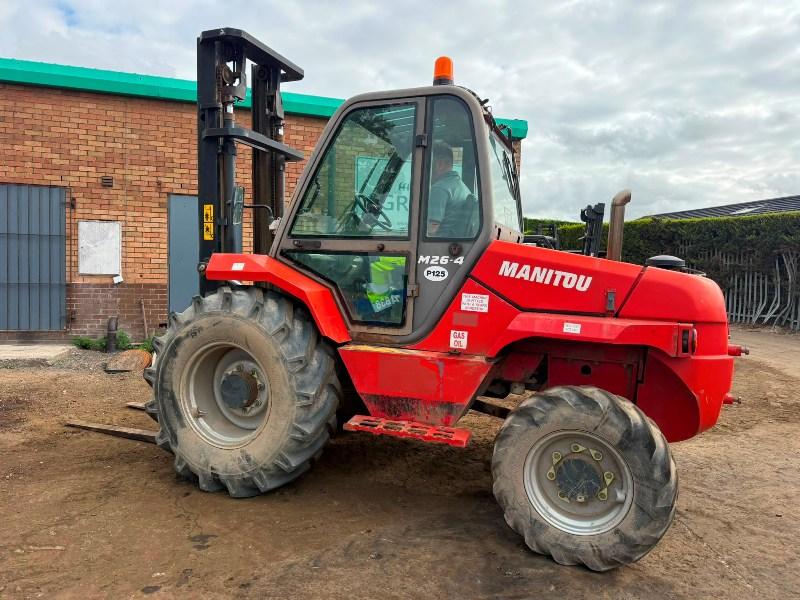 MANITOU M26-4 FORKLIFT*C/W PALLET TINES*VIDEO*