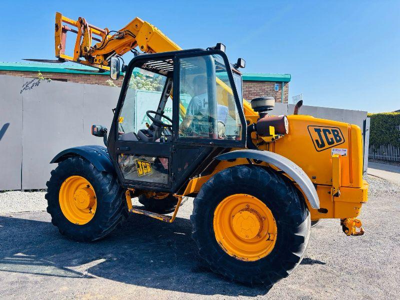 JCB 526-55 TURBO TELEHANDLER *C/W PALLET TINES*VIDEO*
