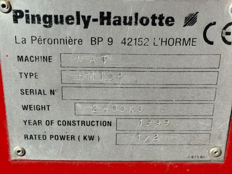 HAULOTTE HM10P MANLIFT*NEEDS CHARGING*VIDEO*