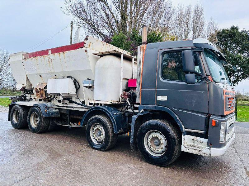 VOLVO FM VOLUMETERIC CEMENT MIXER 8X4 LORRY C/W MANUAL GEAR BOX *VIDEO*
