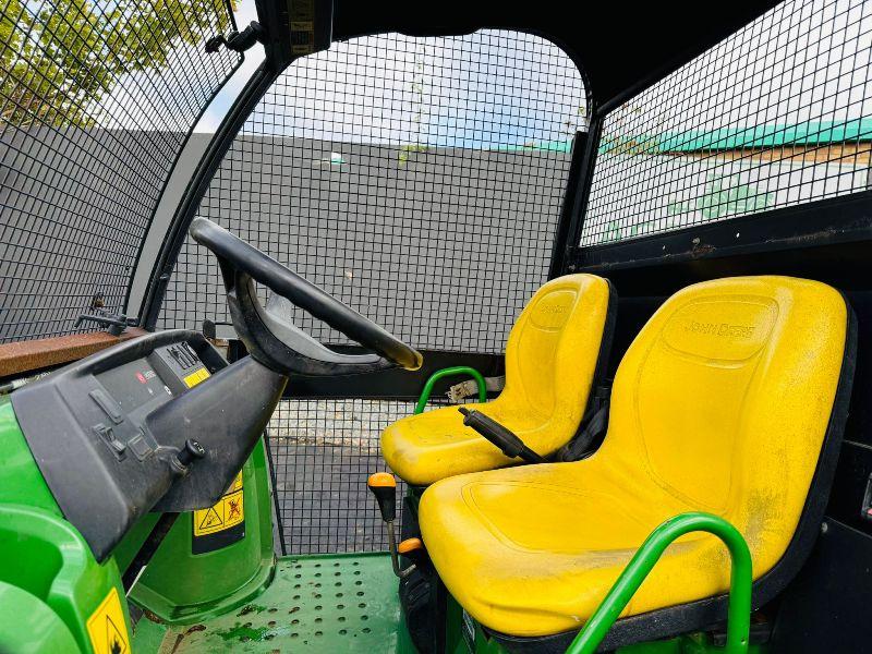 JOHN DEERE TX 4X2 GATOR*YEAR 2017*C/W ELECTRIC TIP*VIDEO*