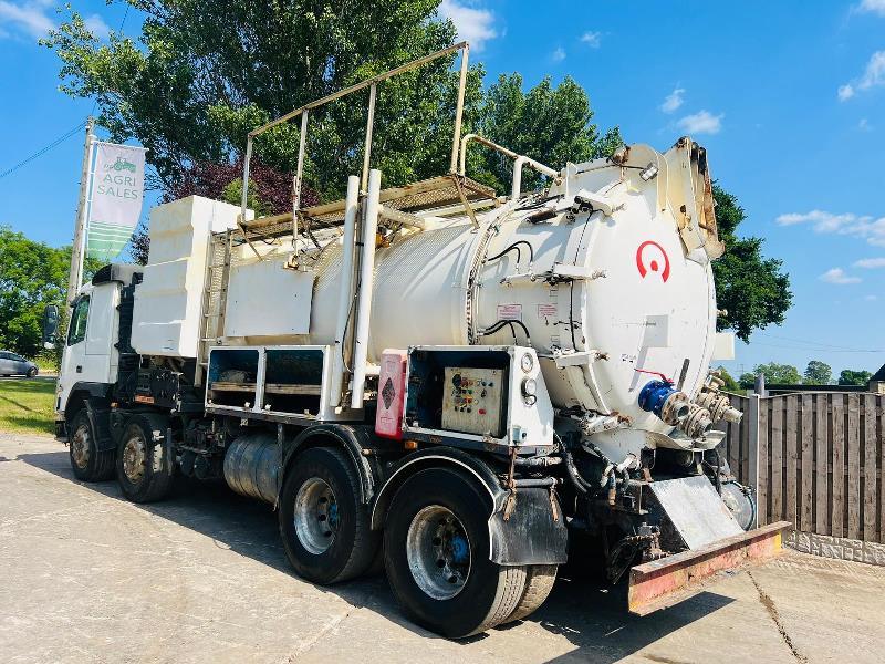 VOLVO FM12 8X4 DOUBLE DRIVE VACUM TANKER LORRY *4000 GAL CAPACITY*VIDEO*