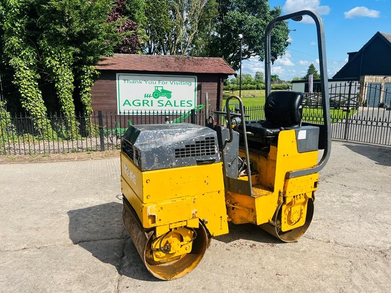 BOMAG BW80AD DOUBLE DRUM ROLLER C/W ROLE FRAME *VIDEO*