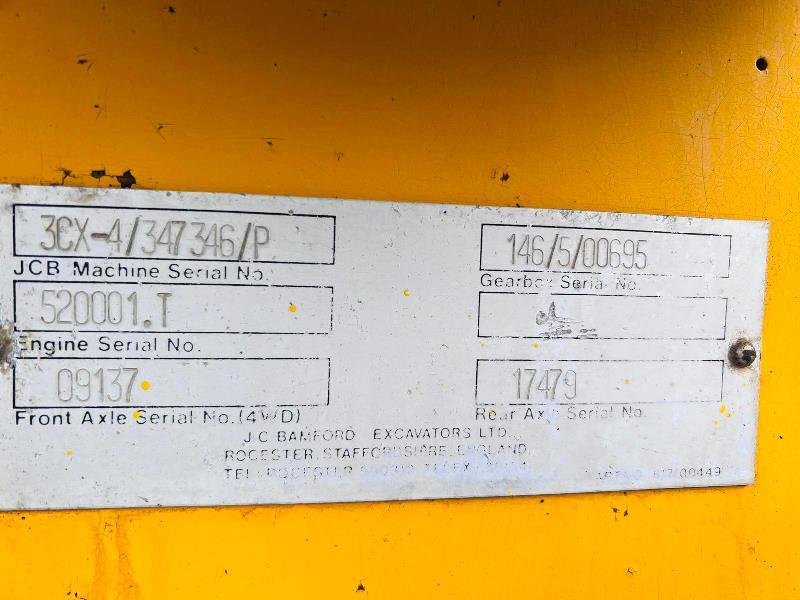 JCB 3CX PROJECT 7 4WD BACKHOE DIGGER C/W EXTENDING DIG *VIDEO*