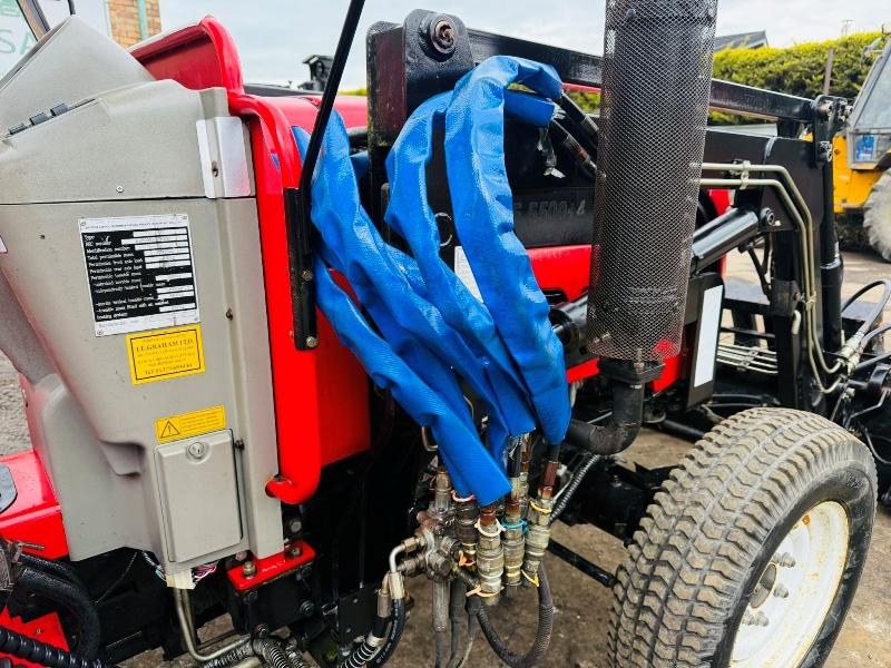 FOTON ESTATE 5500+4 4WD TRACTOR*C/W FRONT LOADER & TINES*176 HOURS*VIDEO*
