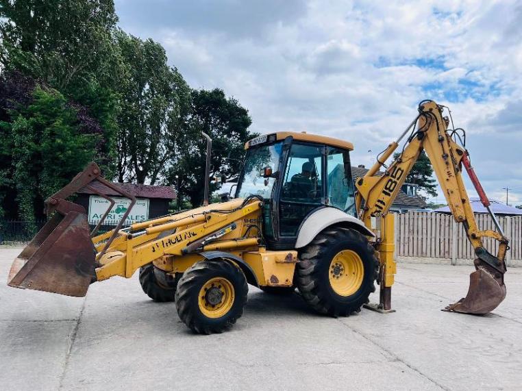 NEW HOLLAND NH85 4WD BACKHOE DIGGER C/W REAR QUICK HITCH & EXTENDING DIG*VIDEO*
